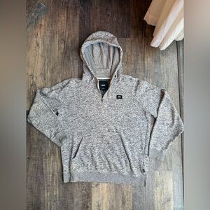 Vans Jacket Men’s Grey 1/4 Zipper Hoodie Size M Medium